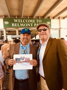Roy attended The 150th Belmont Stakes on Jun 9th 2018 via VetTix 