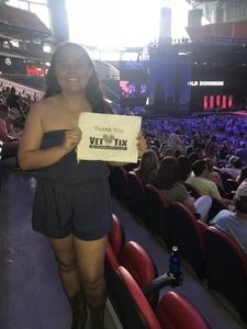 Alicia attended Kenny Chesney: Trip Around the Sun Tour - Standing Room Only on May 26th 2018 via VetTix 