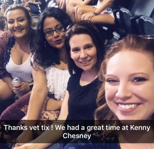 Howell attended Kenny Chesney: Trip Around the Sun Tour - Standing Room Only on May 26th 2018 via VetTix 