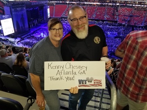 Frederick attended Kenny Chesney: Trip Around the Sun Tour - Standing Room Only on May 26th 2018 via VetTix 