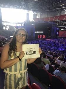 Bailey attended Kenny Chesney: Trip Around the Sun Tour - Standing Room Only on May 26th 2018 via VetTix 