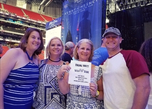 Jacob USMC attended Kenny Chesney: Trip Around the Sun Tour - Standing Room Only on May 26th 2018 via VetTix 