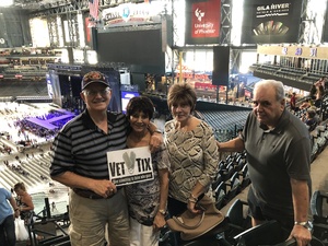 Lynn attended Kenny Chesney: Trip Around the Sun Tour on Jun 23rd 2018 via VetTix 