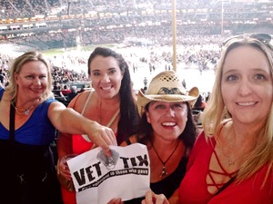 Stacy attended Kenny Chesney: Trip Around the Sun Tour on Jun 23rd 2018 via VetTix 