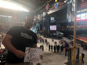George attended Kenny Chesney: Trip Around the Sun Tour on Jun 23rd 2018 via VetTix 