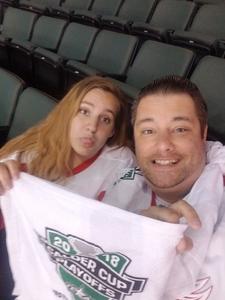GILES attended Texas Stars vs. Rockford Icehogs - Game Six - Western Conference Finals - AHL on May 28th 2018 via VetTix 