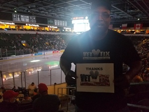Robert attended Texas Stars vs. Rockford Icehogs - Game Six - Western Conference Finals - AHL on May 28th 2018 via VetTix 