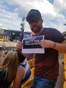 Justin attended Kenny Chesney: Trip Around the Sun Tour - Country on Jun 2nd 2018 via VetTix 