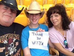 Gregory attended Kenny Chesney: Trip Around the Sun Tour - Country on Jun 2nd 2018 via VetTix 