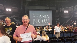 Gregory attended Shania Twain - Live in Concert on Jun 4th 2018 via VetTix 