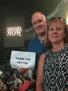 William attended Shania Twain - Live in Concert on Jun 4th 2018 via VetTix 