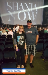 Brent attended Shania Twain - Live in Concert on Jun 4th 2018 via VetTix 
