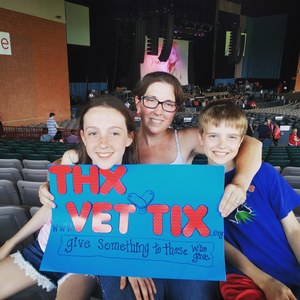 Marianne, Megan & Kyle attended Rascal Flatts Back to US Tour on Jun 8th 2018 via VetTix 