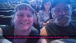 Christin attended Steely Dan & the Doobie Brothers - the Summer of Living Dangerously on Jun 12th 2018 via VetTix 