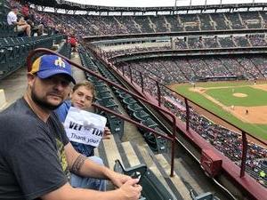 David attended Texas Rangers vs. Seattle Mariners - MLB on Sep 23rd 2018 via VetTix 