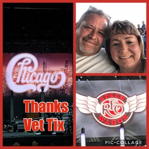 Linda attended Chicago / Reo Speedwagon - Pop on Jun 17th 2018 via VetTix 