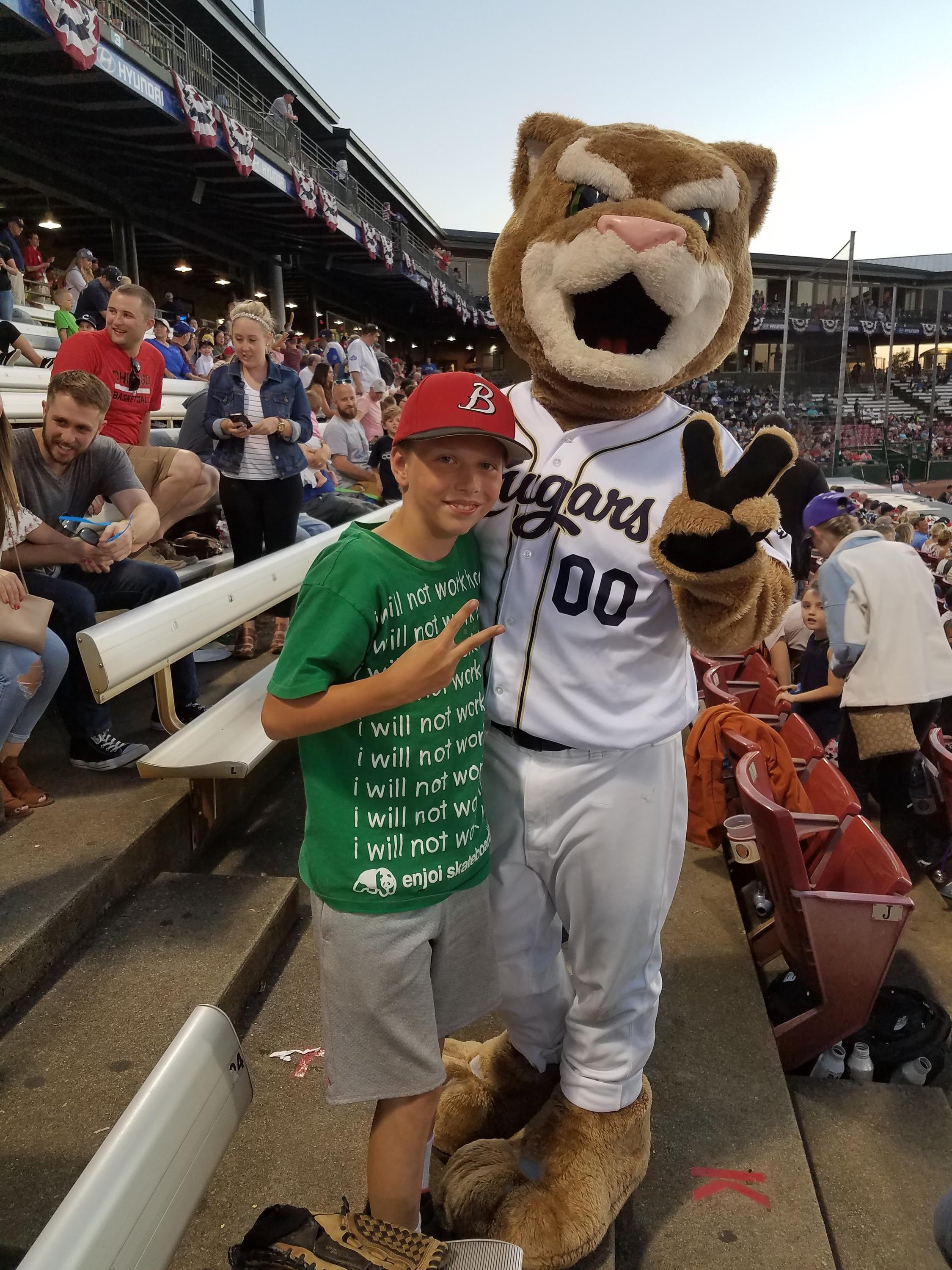 Kane County Cougars - Arizona Diamondbacks mascot Baxter makes his first  visit to the Cougars next Friday 7/31, and we're looking for the best  Cougars/D-backs fan out there! Post a photo of