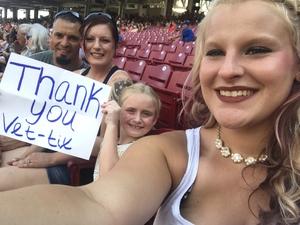 Olivia attended Luke Bryan: What Makes You Country Tour on Jun 16th 2018 via VetTix 