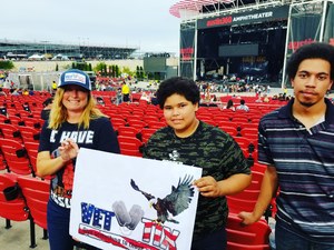 Jesse attended 101x Presents Thirty Seconds to Mars on Jul 7th 2018 via VetTix 
