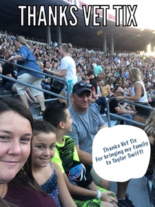 Jake attended Taylor Swift Reputation Stadium Tour on Jul 7th 2018 via VetTix 
