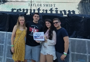 Terry attended Taylor Swift Reputation Stadium Tour on Jul 7th 2018 via VetTix 