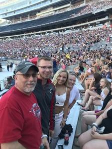 John attended Taylor Swift Reputation Stadium Tour on Jul 7th 2018 via VetTix 