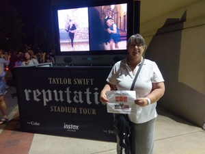 Kim attended Taylor Swift Reputation Stadium Tour on Jul 7th 2018 via VetTix 