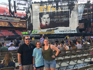 James attended Taylor Swift Reputation Stadium Tour on Jul 11th 2018 via VetTix 