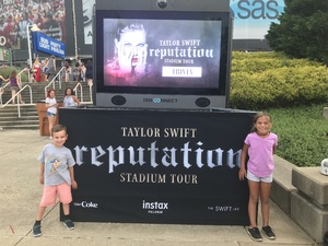 Ashley attended Taylor Swift Reputation Stadium Tour on Jul 11th 2018 via VetTix 