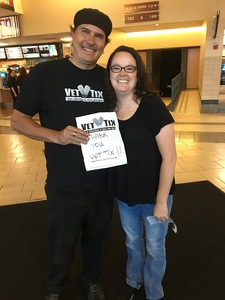 Levi attended Chicago and Reo Speedwagon Live at the Pepsi Center on Jun 20th 2018 via VetTix 