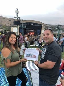 Jonathan attended Kenny Chesney: Trip Around the Sun Tour With Old Dominion - Lawn Seats on Jun 21st 2018 via VetTix 