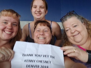 Christin attended Kenny Chesney: Trip Around the Sun Tour on Jun 30th 2018 via VetTix 