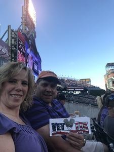 Randy attended Colorado Rockies vs. Arizona Diamondbacks - MLB on Jul 11th 2018 via VetTix 