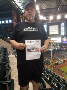 jerry attended Arizona Diamondbacks vs. San Francisco Giants - MLB on Aug 4th 2018 via VetTix 