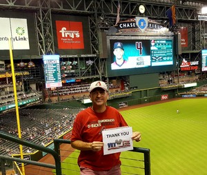 Manuel attended Arizona Diamondbacks vs. Philadelphia Phillies - MLB on Aug 7th 2018 via VetTix 