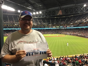 Joshua attended Arizona Diamondbacks vs. Los Angeles Angels - MLB on Aug 22nd 2018 via VetTix 