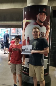 Ryan attended Arizona Diamondbacks vs. Los Angeles Angels - MLB on Aug 22nd 2018 via VetTix 