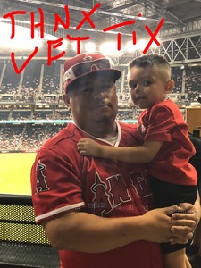 Martin attended Arizona Diamondbacks vs. Los Angeles Angels - MLB on Aug 22nd 2018 via VetTix 
