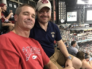 Ben attended Arizona Diamondbacks vs. Los Angeles Angels - MLB on Aug 22nd 2018 via VetTix 