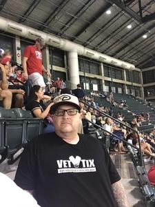 Christopher attended Arizona Diamondbacks vs. Seattle Mariners - MLB on Aug 24th 2018 via VetTix 