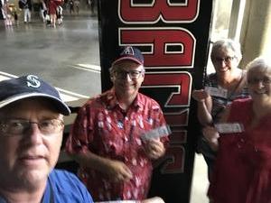 David attended Arizona Diamondbacks vs. Seattle Mariners - MLB on Aug 24th 2018 via VetTix 