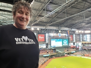 Rita attended Arizona Diamondbacks vs. San Diego Padres - MLB on Sep 3rd 2018 via VetTix 