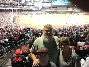 Allen attended Arizona Diamondbacks vs. Colorado Rockies - MLB on Sep 23rd 2018 via VetTix 