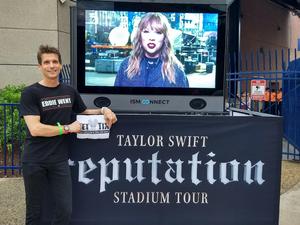 Alan attended Taylor Swift Reputation Stadium Tour - Pop on Jul 26th 2018 via VetTix 