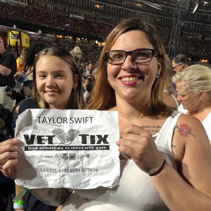 Megan attended Taylor Swift Reputation Stadium Tour - Pop on Jul 26th 2018 via VetTix 