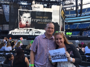 Robert attended Taylor Swift Reputation Stadium Tour - Pop on Jul 26th 2018 via VetTix 