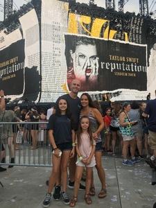 John attended Taylor Swift Reputation Stadium Tour on Jul 27th 2018 via VetTix 