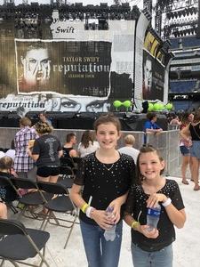 The Rush Family attended Taylor Swift Reputation Stadium Tour on Jul 27th 2018 via VetTix 
