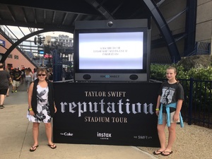 Chad attended Taylor Swift Reputation Stadium Tour on Jul 27th 2018 via VetTix 