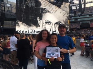 Brian attended Taylor Swift Reputation Stadium Tour on Jul 27th 2018 via VetTix 
